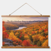 Customizable Autumn Wall Tapestry Set Home Gift 吊り下げ型タペストリー (正面3)