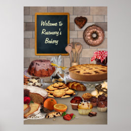 Customizable Bakery Poster ポスター