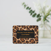 Customizable Bengal Cat Cattery  名刺 (スタンド正面)