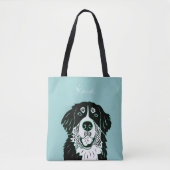 Customizable Bernese Mountain Dog   Tote Bag トートバッグ (正面)