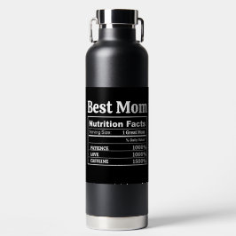 Customizable Best Mom Mothers Day Birthday Gift ウォーターボトル