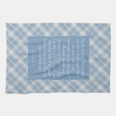 Customizable Bible Verse Isaiah 41:10, 13 キッチンタオル (横)