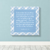 Customizable Bible Verse Isaiah 41:10, 13 キャンバスプリント (インサイチュ (ウッドフロア))