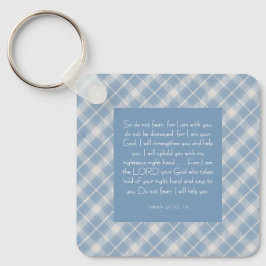 Customizable Bible Verse Isaiah 41:10, 13  キーホルダー