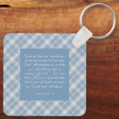 Customizable Bible Verse Isaiah 41:10, 13  キーホルダー (裏面)