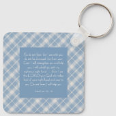 Customizable Bible Verse Isaiah 41:10, 13  キーホルダー (裏面)