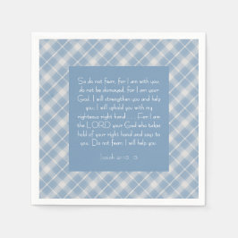Customizable Bible Verse Isaiah 41:10, 13 スタンダードカクテルナプキン
