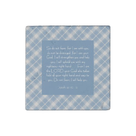 Customizable Bible Verse Isaiah 41:10, 13  ストーンマグネット