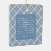 Customizable Bible Verse Isaiah 41:10, 13  セラミックオーナメント (右)