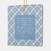 Customizable Bible Verse Isaiah 41:10, 13  セラミックオーナメント (左)
