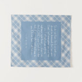 Customizable Bible Verse Isaiah 41:10, 13  タペストリー (正面(横))