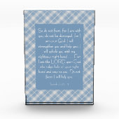 Customizable Bible Verse Isaiah 41:10, 13 フォトブロック (正面)