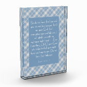 Customizable Bible Verse Isaiah 41:10, 13 フォトブロック (左)