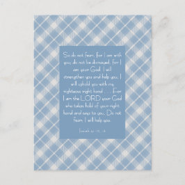 Customizable Bible Verse Isaiah 41:10, 13  ポストカード