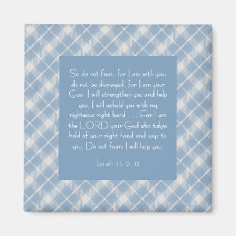 Customizable Bible Verse Isaiah 41:10, 13  マグネット