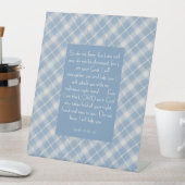 Customizable Bible Verse Isaiah 41:10, 13 台座サイン (インサイチュ)