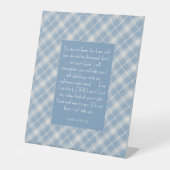 Customizable Bible Verse Isaiah 41:10, 13 台座サイン (正面)