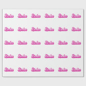 Customizable Bimbo ラッピングペーパー (フラット)