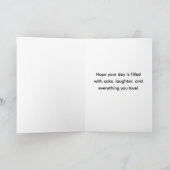 Customizable birthday card  カード (内部)