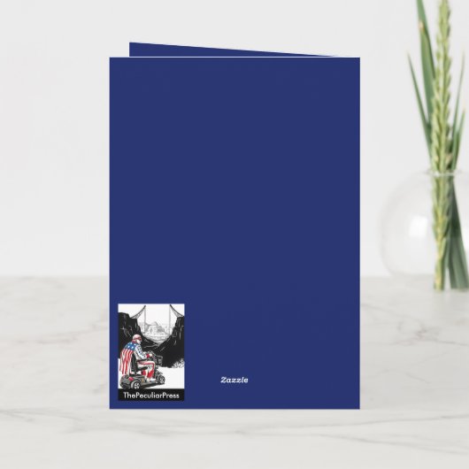 Customizable Birthday Card getting older theme カード (裏面)