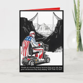 Customizable Birthday Card getting older theme カード (正面)