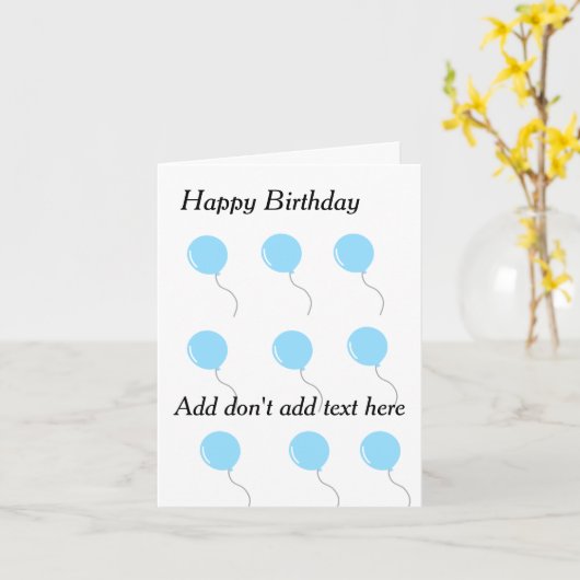 Customizable birthday cards カード (黄色い花)