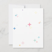 Customizable Birthday Greeting Card for Girls ノートカード (裏面)
