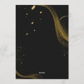 customizable birthday invite Elegant Birthday Card 招待状 (裏面)