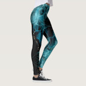 Customizable Black and Blue Leggings レギンス (右)