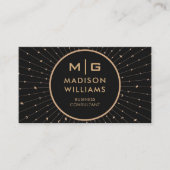 Customizable Black Space Cosmos Professional  名刺 (正面)