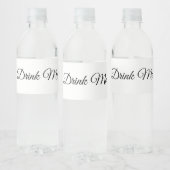 Customizable Blank Water Bottle Labels for Wedding ペットボトルラベル (ボトル)