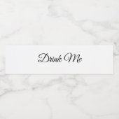 Customizable Blank Water Bottle Labels for Wedding ペットボトルラベル (シングルラベル)