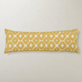 Customizable Boho Mustard Diamonds Cushion ボディピロー