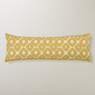 Customizable Boho Mustard Diamonds Cushion ボディピロー