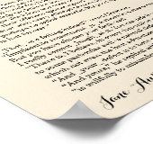Customizable Book Quote Jane Austen ポスター (角)