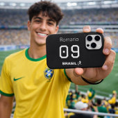 Customizable Brasil Seleção Personalized Gear iPhoneケース