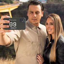 Customizable Brasil Seleção Personalized Gear iPhone 15 Proケース