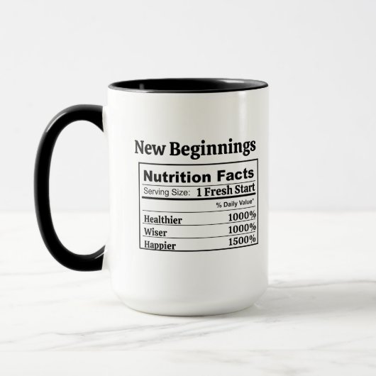 Customizable Breakup Gift Divorce New Beginnings マグカップ (左)