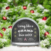 Customizable Breast Cancer Survivor yellow stars (クリスマス)