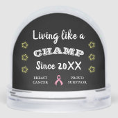 Customizable Breast Cancer Survivor yellow stars (裏面)