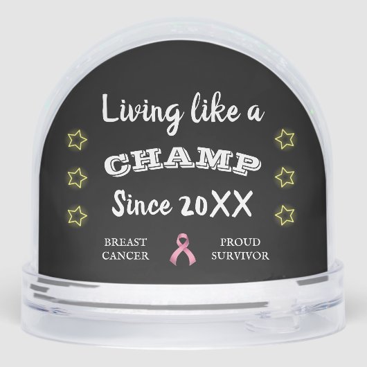 Customizable Breast Cancer Survivor yellow stars (裏面)
