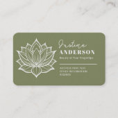 Customizable Business Card –Beauticians & Skincare 名刺 (正面)