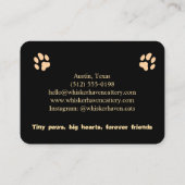 Customizable Business Card for Cattery  名刺 (裏面)