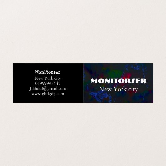 Customizable Business Card | Modern 名刺 (外部フラット)