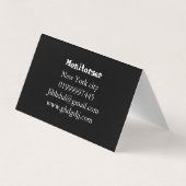 Customizable Business Card | Modern 名刺 (裏面)