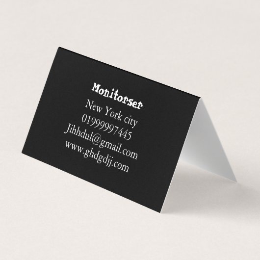Customizable Business Card | Modern 名刺 (裏面)