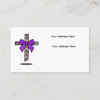 Customizable Business Card w/ Floating Cross 名刺