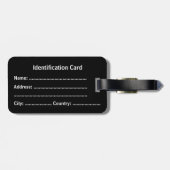 Customizable Business ID Tag ラゲッジタグ (裏面横)