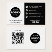 Customizable business logo website social media (正面&裏面)