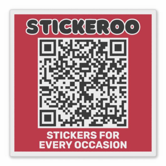 Customizable Business Promotion QR Code Car Decal  シール (正面)
